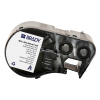 Brady M4C-500-595-WT-BK vinyltejp | svart text - vit tejp | 12,7mm x 7,62m (original)