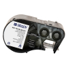 Brady M4C-750-595-BK-WT vinyltejp | vit text - svart tejp | 19,05mm x 7,62m (original) 148382 - 1