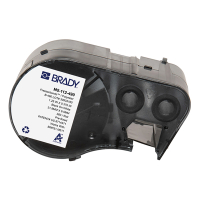 Brady M5-112-490 polyestertejp | svart text - vit tejp | 31,75mm x 9,53mm (original) M5-112-490 148041