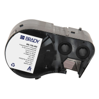 Brady M5-155-492 polyestertejp | svart text - vit  tejp | 6,35mm x 31,75mm (original) M5-155-492 148284