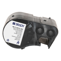 Brady M5-17-432-CL-BK polyestertejp | svart text - transparent tejp | 12,7mm x 25,4mm (original) M5-17-432-CL-BK 148408