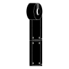 Brady M6-25x75-B7598-BK polyuretanetiketter | 25mm x 75mm (original) 148034 - 1