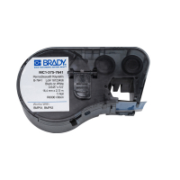 Brady MC-375-7641 värmekrympslang | svart text - vit tejp | 16,4mm x 2,13m (original) MC-375-7641 147044