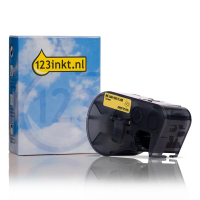 Brady MC-500-595-YL-BK vinyltejp | svart text - gul tejp | 12,7mm x 7,62m (varumärket 123ink) MC-500-595-YL-BKC RL-BD-Vi-C-500-BK/YE 147049