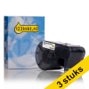 Brady MC1-1000-595-WT-BK vinyltejp | svart text - vit tejp | 25,4mm x 7,62m | 3st (varumärket 123ink) MC1-1000-595-WT-BKC 650800 - 1