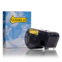 Brady MC1-1000-595-YL-BK vinyltejp | svart text - gul tejp | 25,4mm x 7,62m (varumärket 123ink) MC1-1000-595-YL-BKC RL-BD-Vi-C-1000-BK/YE 147091