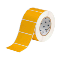 Brady THT-19-423-1-YL polyesteretikett | blank gul | 76,20 x 50,80mm (original) THT-19-423-1-YL 147708