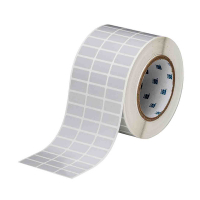 Brady THT-5-413-10 polyesteretikett | matt silver | 25,40 x 12,70mm (original) THT-5-413-10 147676