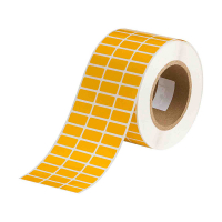 Brady THT-5-423-10-YL polyesteretikett | blank gul | 25,40 x 12,70mm (original) THT-5-423-10-YL 147674