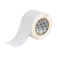 Brady THT-5-533-10 polyesteretikett | blank vit | 25,40 x 12,70mm (original) THT-5-533-10 147658