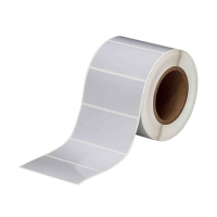 Brady THT-55-413-1 polyesteretikett | matt silver | 101,60 x 50,80mm (original) THT-55-413-1 147686