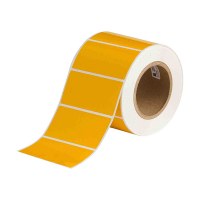 Brady THT-55-423-1-YL polyesteretikett | blank gul | 101,60 x 50,80mm (original) THT-55-423-1-YL 147654