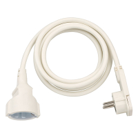 Förlängningssladd 2m vit (platt kontakt) K120300095 Förlängningssladd 2m vit (platt kontakt) K120300095