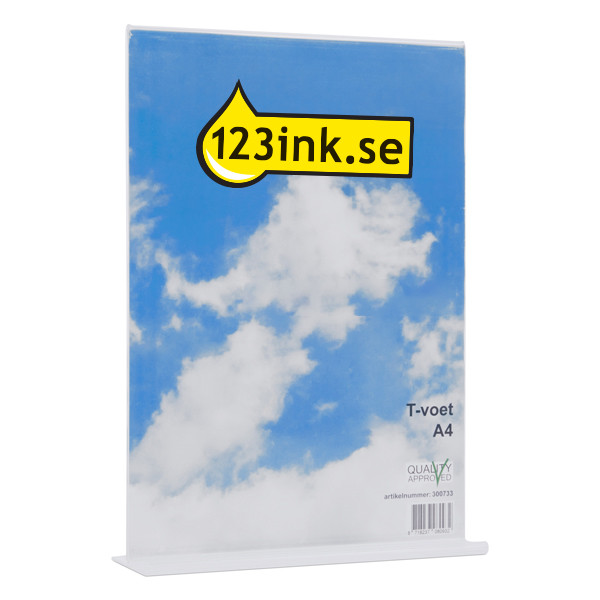 Broschyrställ A4 stående | T-fot | 123ink⭐ 47801-P2MC SV10799-S 300733 - 1
