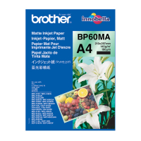 Brother A4 145g Brother BP60MA fotopapper | Matte Inkjet | 25 ark BP60MA 063526