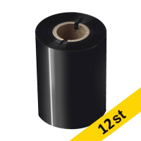 Brother BRS-1D300-080 färgband | svart | 300m x 80mm 12-pack (original) BRS1D300080 350650