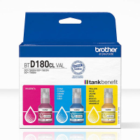 Brother BTD180CLVAL C/M/Y bläckflaska 3-pack (original) BTD180CLVAL 051512