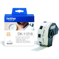 Brother DK-11218 runda etiketter | svart text - vit etikett | Ø 24mm (original) DK11218 080718