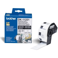 Brother DK-11221 etiketter| svart text - vit etikett | 23mm x 23mm (original) DK11221 080722