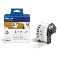 Brother DK-22225 etiketter | svart text - vit etikett | 38mm x 30.48m (original) DK22225 080730