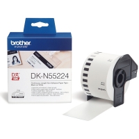 Brother DK-N55224 etiketter | svart text - vit etikett | 54mm x 30.48m (original) DKN55224 080740