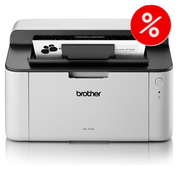 Brother HL-1110 A4 monolaserskrivare [5,5kg✔️]⭐ 845397 - 1