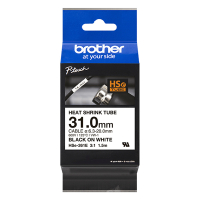 Brother HSe-261E krymptejp | svart text - vit tejp | 31mm (original) HSE261E 350634