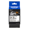 Brother HSe-261E krymptejp | svart text - vit tejp | 31mm (original)