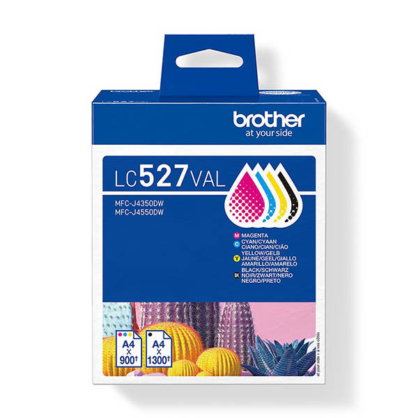 Brother LC-527VAL BK/C/M/Y bläckpatron 4-pack (original) 051496 - 1