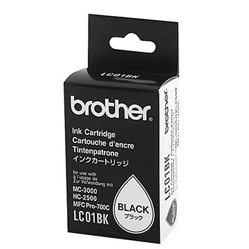 Brother LC01BK svart bläckpatron (original) LC01BK 028400 - 1