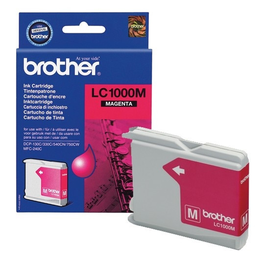 Brother LC1000M magenta bläckpatron (original) LC1000M 028460 - 1