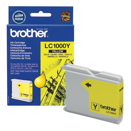 Brother LC1000Y gul bläckpatron (original) LC1000Y 028470 - 1