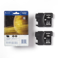 Brother LC1100BKBP2 svart bläckpatron 2-pack (original) LC-1100BKBP2 350016