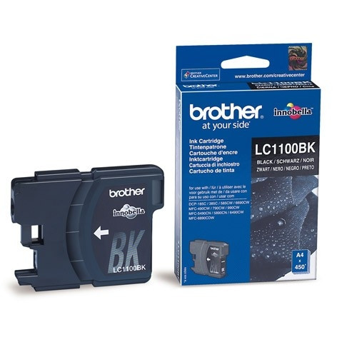 Brother LC1100BK svart bläckpatron (original) 028845 - 1