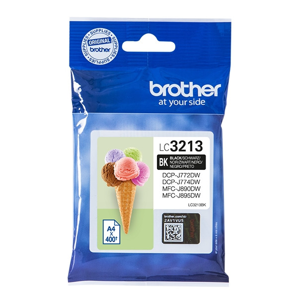 Brother LC3213BK svart bläckpatron hög kapacitet (original) LC3213BK 028486 - 1