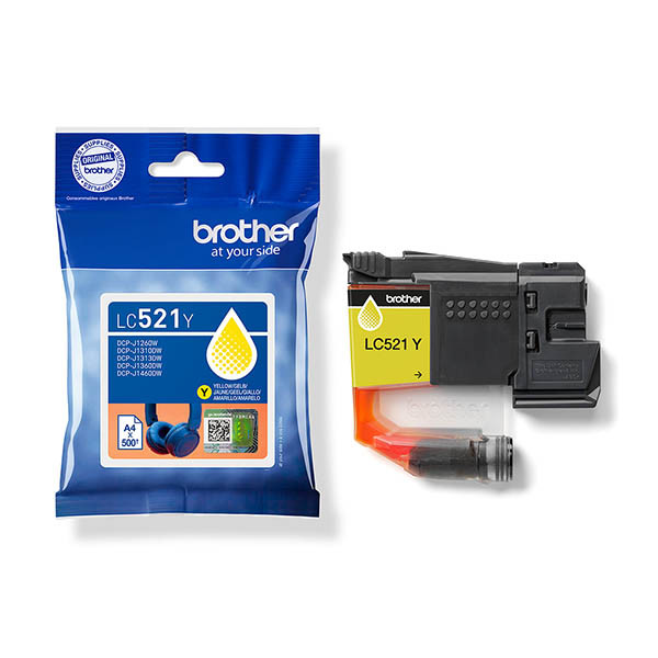 Brother LC521Y gul bläckpatron (original) 051476 - 1