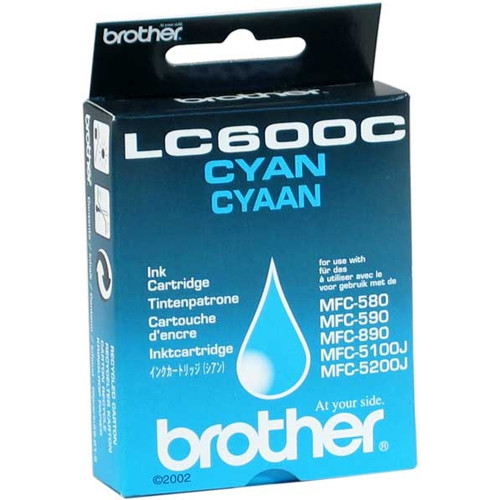 Brother LC600C cyan bläckpatron (original) LC600C 028960 - 1