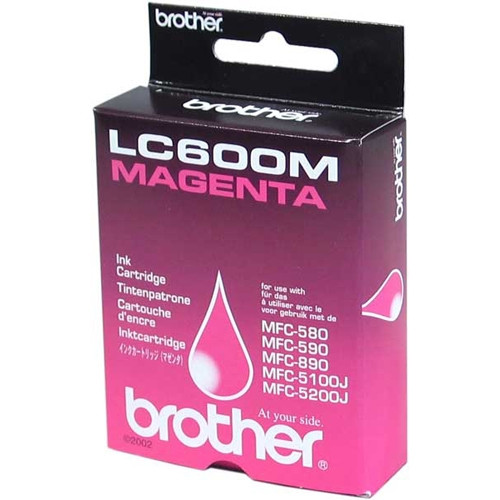 Brother LC600M magenta bläckpatron (original) LC600M 028970 - 1