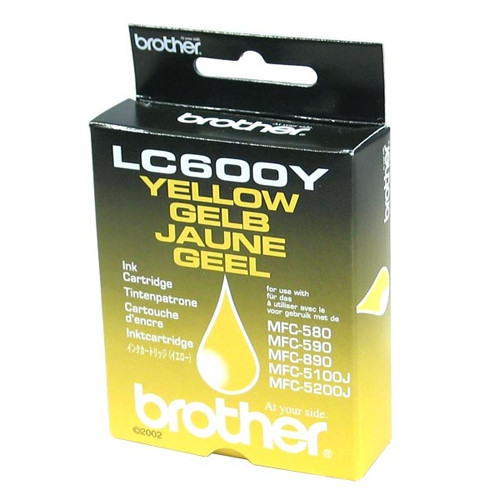 Brother LC600Y gul bläckpatron (original) LC600Y 028980 - 1
