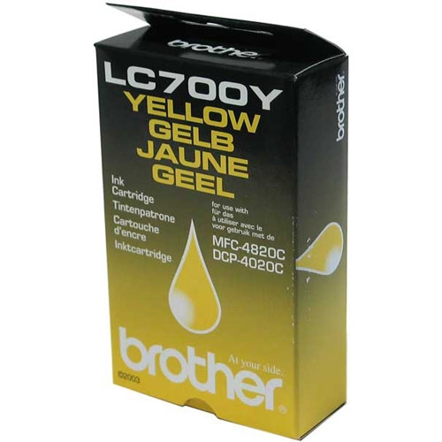 Brother LC700Y gul bläckpatron (original) LC700Y 029020 - 1