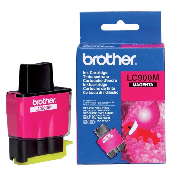 Brother LC900M magenta bläckpatron (original) LC900M 028350 - 1