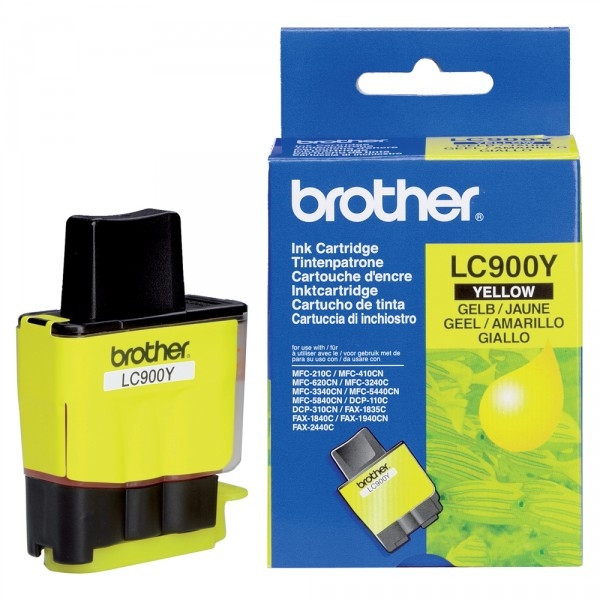 Brother LC900Y gul bläckpatron (original) LC900Y 028355 - 1