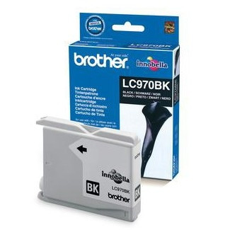 Brother LC970BK svart bläckpatron (original) LC970BK 028800 - 1