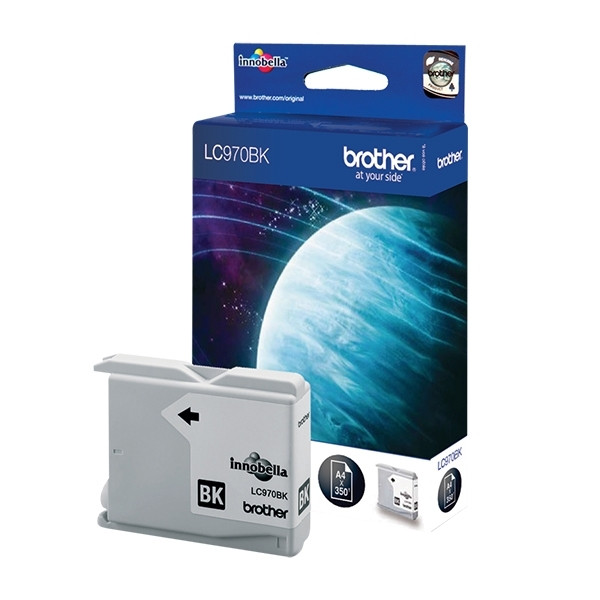 Brother LC970BK svart bläckpatron (original) 028800 - 1