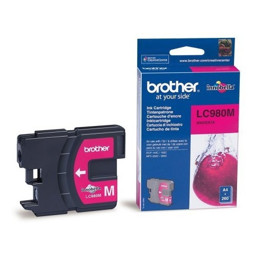 Brother LC980M magenta bläckpatron (original) LC980M 028872 - 1