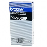 Brother PC-202RF svart färgband 2-pack (original) PC202RF 029870