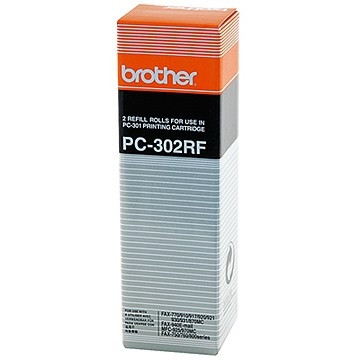 Brother PC-302RF svart färgband 2-pack (original) PC302RF 029845 - 1