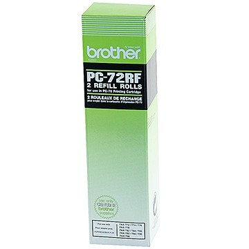 Brother PC-72RF svart färgband 2-pack (original) PC72RF 029855 - 1