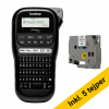 Brother PT-H110 märkmaskin (QWERTY) + 5 tejp 833462 - 1