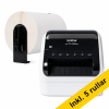 Brother QL-1110NWBc professionell etikettskrivare med WiFi + 5 rullar adressetiketter 833466 - 1